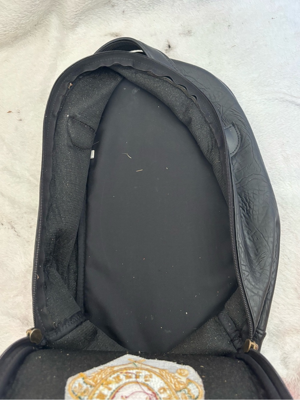 2001 83rd PGA Championship Atlanta Athletic Club Black Bag , Black Leather - Picture 4 of 5